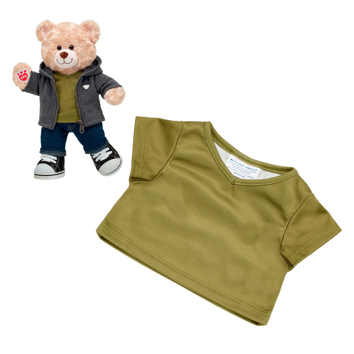 Polera Verde Build-A-Bear
